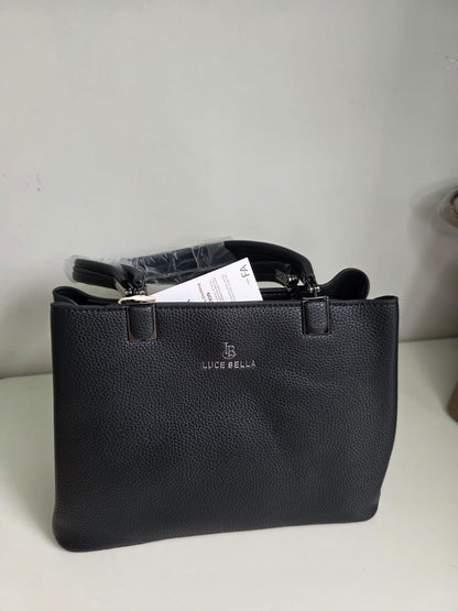 Sophisticated LUCE BELLA  Handbag with Metal Frame - Designer Tote